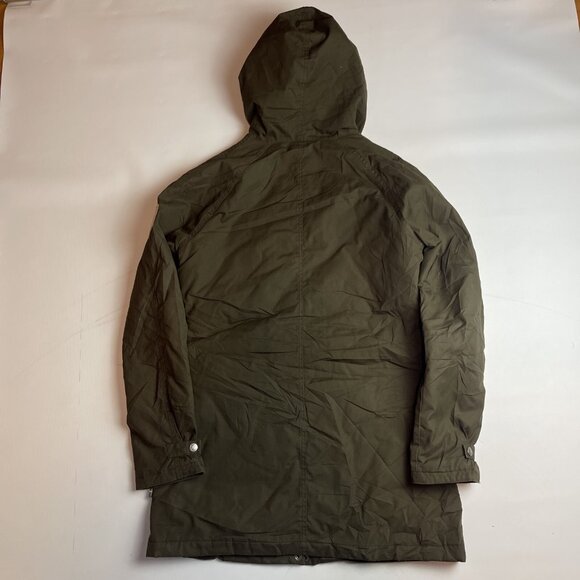 Fjallraven Greenland Parka (89259) Jacket Women Sz S Dark Olive green (Read) - Picture 13 of 16